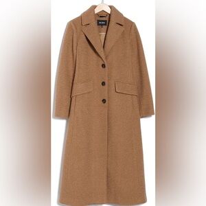 BCBGMAXAZRIA Women's Long Camel Color Coat